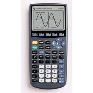 Texas Instruments TI-83 Plus Graphing Calculator Dark Gray Tested Working